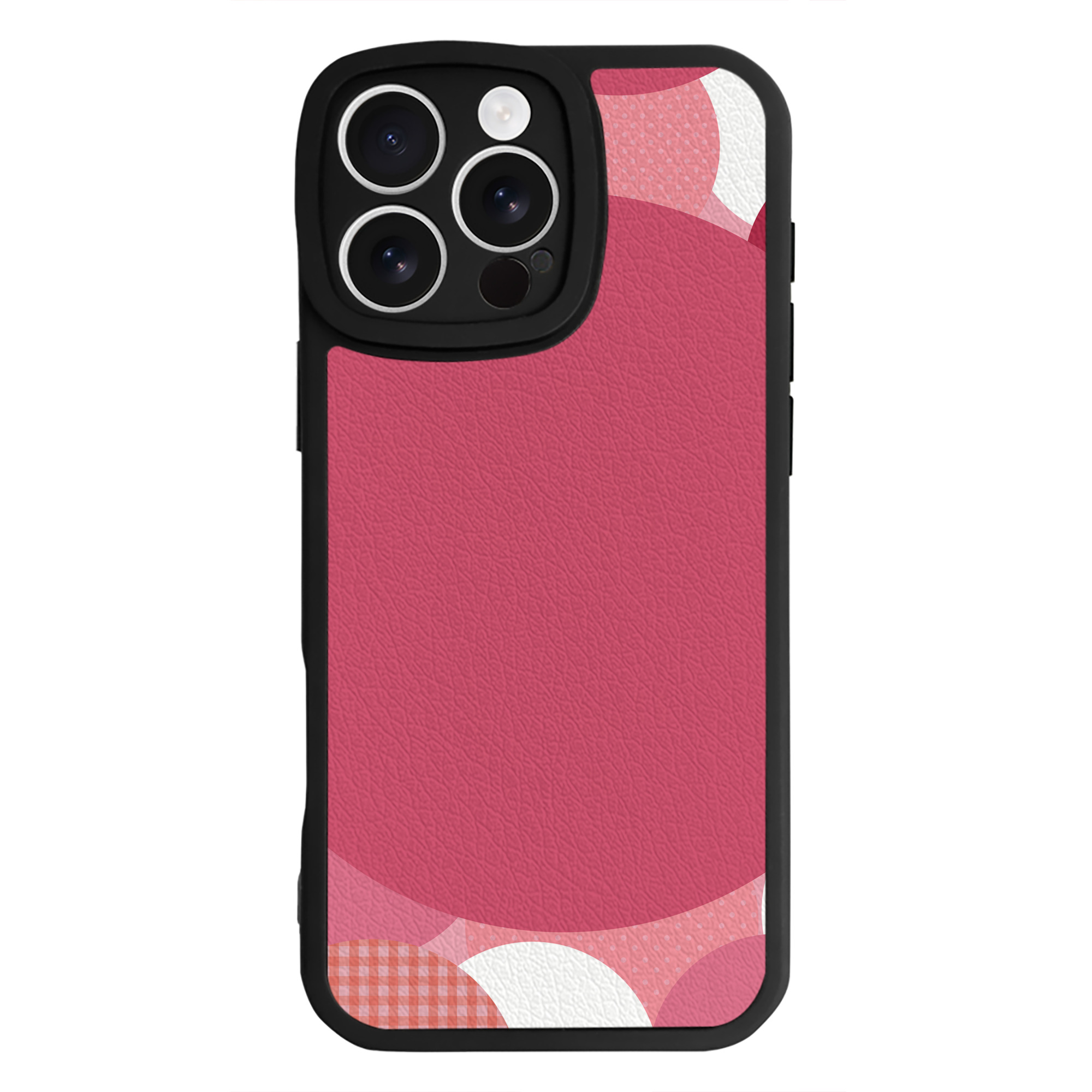 （画像用） Hello Kitty ハローキティ 【iPhone 16シリーズ対応】シリコンスマホケース（レザー調） 材質：シリコン